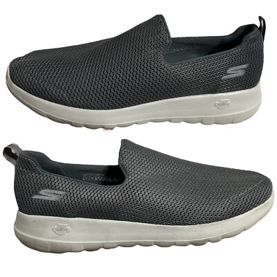 #ad Skechers Mens Go Walk Max Sneakers Slip On Shoes 54600 Gray Size 13 $34.00