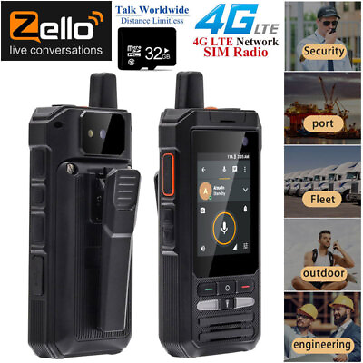 #ad Unlock 4G LTE Android Rugged Radio Phone PTT Walkie Talkie Mobile UNIWA F80 32G $150.65