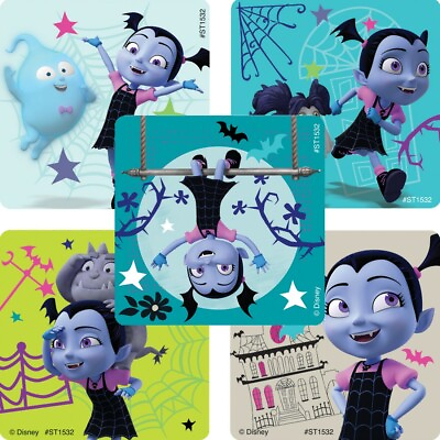 #ad 20 Vampirina STICKERS Party Favors Supplies for Birthday Loot Treat Bags $2.95