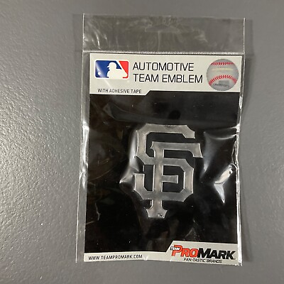 #ad San Francisco Giants Automotive Emblem Chrome Team Logo Sports MLB Baseball $2.77