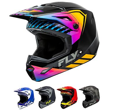 #ad Fly Racing Kinetic Menace MX ATV Off Road Motocross UTV Helmet $139.95