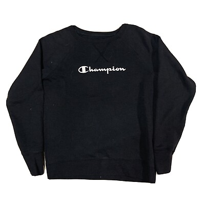 #ad Champion Basic Sweatshirt Mens S Spell Out Logo $17.00