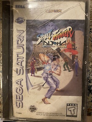 #ad Street Fighter Alpha: Warriors#x27; Dreams Sega Saturn 1996 Damaged Case Good Disc $49.99