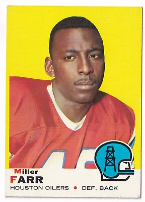 #ad 1969 Topps Miller Farr #50 Houston Oilers $3.00