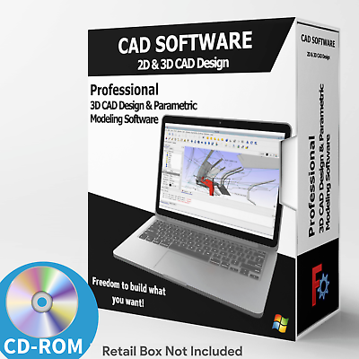 #ad FreeCAD Professional 2D 3D Parametric Graphic Modeling Software DWG for Windows $14.99