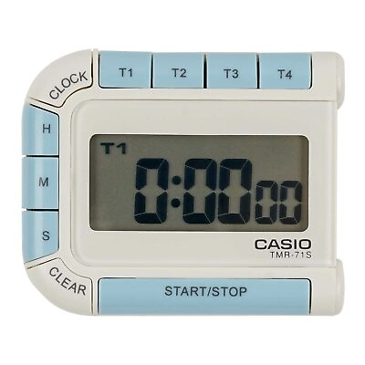 #ad CASIO digital timer white TMR 71S 7JH countdown top watch magnet $29.10