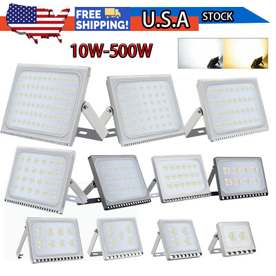 #ad 500W 300W 200W 150W 100W 50W 30W 20W 10W LED Flood Light Outdoor Lamp Spotlight $77.99