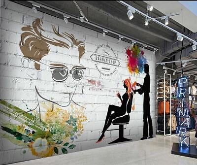 #ad 3D Hair Salon 12106 Wallpaper Mural Wall Print Wall Wallpaper Murals US Coco $19.99