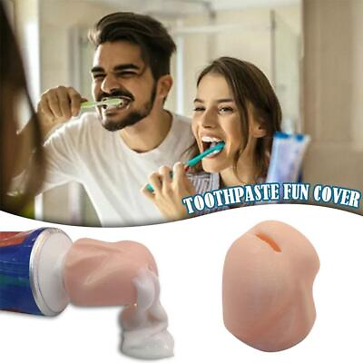 #ad Toothpaste Cap Funny Design Silicone Toothpaste Cap Dispensers NEW $2.10