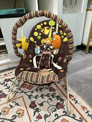 #ad Fisher Price Woodland Friends Baby Bouncer Chair $35.00
