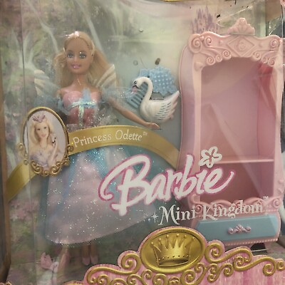 #ad 2005 Mattel Barbie Mini Kingdom Princesses Odette New in Box $25.00