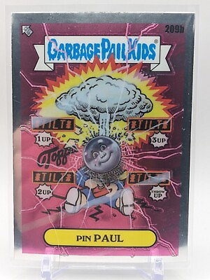 #ad Pin Paul Topps Garbage Pail Kids Chrome Series 5 #209A $2.99