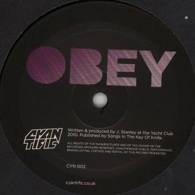 #ad Cyantific Obey Bounce It New Vinyl Record 12 J4593z GBP 46.87