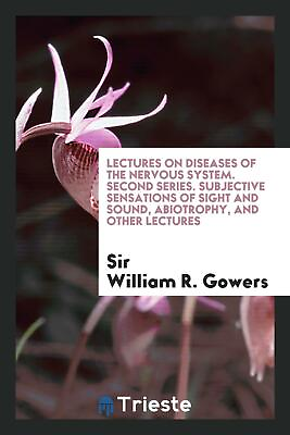 #ad Lectures on Diseases of the Nervous System. Second Series. Sub... $22.50