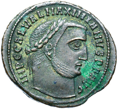 #ad Roman Empire Maximianus Follis GENIO IMPERATORIS Alexandria CONDITION $177.94