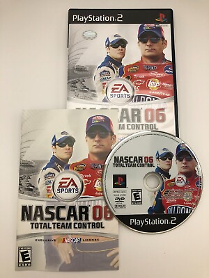 #ad NASCAR 06: Total Team Control Sony Playstation 2 PS2 CIB $5.95