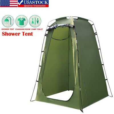 #ad Portable Instant Pop Up Tent Privacy Camping Shower Toilet Changing Room Outdoor $25.48