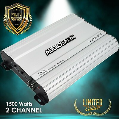 #ad Audiobank 2 Channels 1500 WATTS Bridgedable Amp Car Audio Stereo Bass Amplifiers $54.99