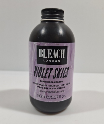 #ad Bleach London Violet Skies Super Cool Colour Semi Permanent Hair Colour Cream $7.19