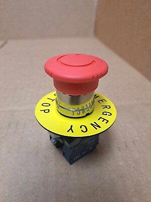 #ad #ad Schneider Electric Emergency Stop Push Button Part No. ZBE 102 $45.00