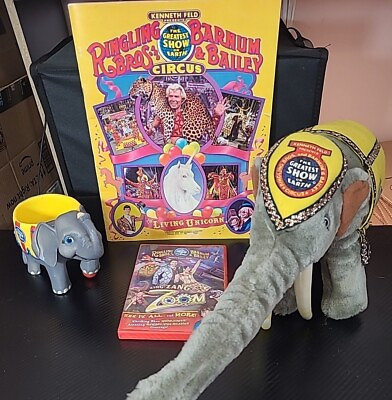 #ad Vintage Ringling Bros And Barnum And Bailey 1985 Program amp; Souvenir Lot $24.99