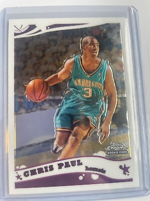 #ad Chris paul topps chrome rookie card amazing condition $90.00
