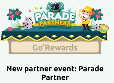 #ad PRE ORDER NON RUSH Monopoly GO PARADE Partners Event 🔥Full Carry SLOT🔥 $7.99