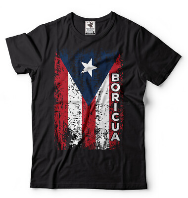 #ad Puerto Rico T shirt Boricua PR flag Shirt Puerto Rican heritage T shirt $19.35