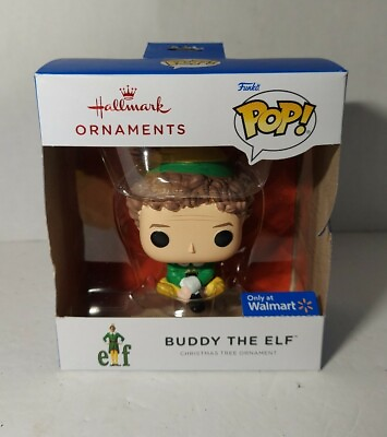 #ad Hallmark Funko Pop Buddy The Elf Christmas Tree Ornament Elf 3” Will Ferrell $7.99