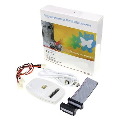 #ad Emulator ST Link V2 Host Kits STM32 Series Swim Cables Development Tool $12.92