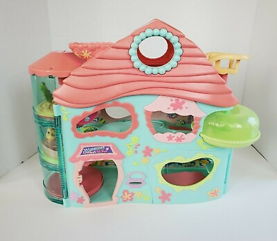 #ad Biggest Littlest Pet Shop Playset House Foldable Playset Play Store 2005 Hasbro $74.99