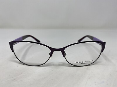 #ad Dana Buchman Dodie WI 51 15 130 Red Wine Gunmetal Full Rim Eyeglasses Frame R664 $51.88