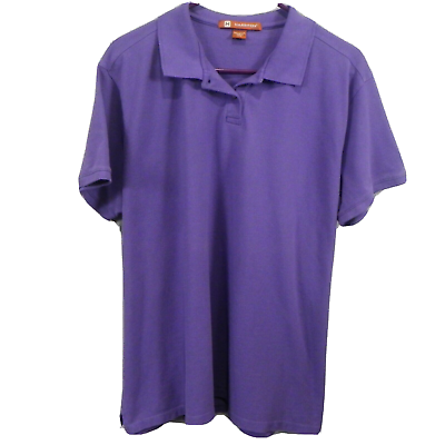 #ad Harriton M200W 2XL Ladies Purple 6 oz. Ringspun Cotton Piqué Short Sleeve Polo $6.00