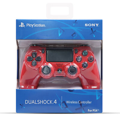 #ad Controller Playstation Red PS4 For Sony DualShock 4 V2 Wireless with USB Cable $36.99