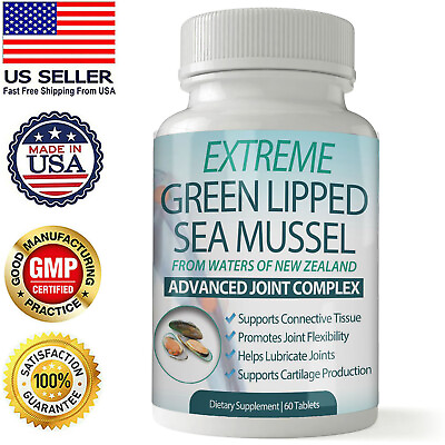#ad Ultimate Green Lipped Mussel Capsules Joint Health Support 60 Caps Free Shipping $15.06