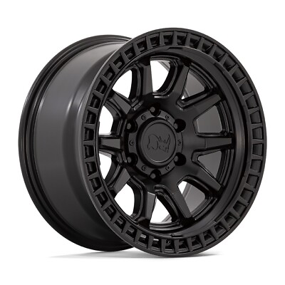 #ad 17x8.5 Matte Black Wheels Black Rhino Calico 5x5 5x127 0 Set of 4 71.5 $1276.00