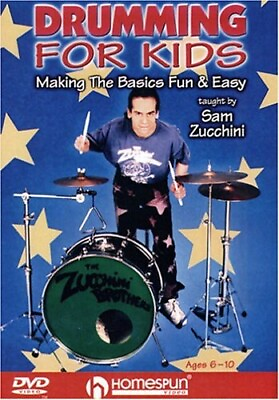 #ad DRUMMING FOR KIDS Making Basics Fun amp; Easy Sam Zucchini DVD $5.44