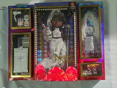 #ad ✅️Rainbow Vision High Divas Ayesha Sterling Fashion African Doll 58272 $24.00
