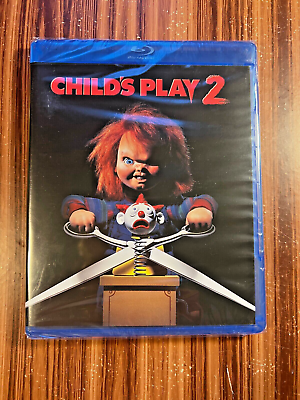 #ad Child#x27;s Play 2 Blu ray Disc Chucky Horror Movie 1990 90#x27;s Cult BRAND NEW SEALED $13.99
