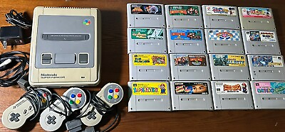 #ad Super Nintendo Console SNES Japanese NTSC J Mario Zelda Metroid Donkey Kong $199.99