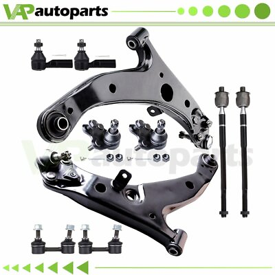 #ad 10Pcs Suspension Kit for 1996 2002 TOYOTA COROLLA Control Arm 1 Year Warranty $96.80