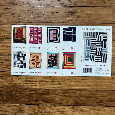 #ad US Stamps American Treasures Quilts of Gees Bend $11.00