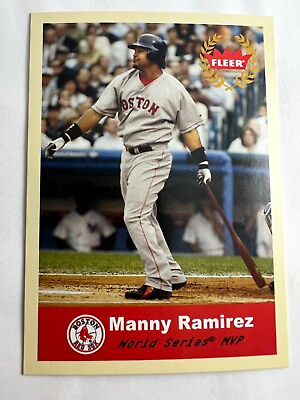 #ad 2005 Fleer Tradition Manny Ramirez #334 Boston Redsox $1.76