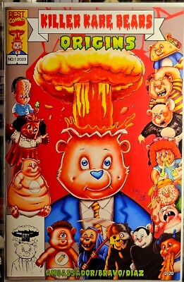 #ad Killer Kare Bears Garbage Pail Kids Adam Bomb Homage Comic Book #2 20 $21.99