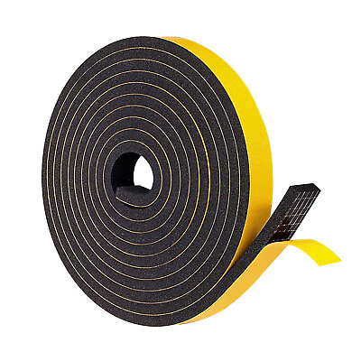 #ad Weather Stripping Seal Strip Foam Insulation Tape for Door Window Self Adhesive $19.99