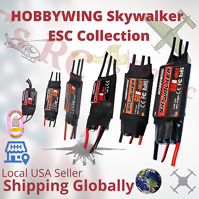 #ad Hobbywing Skywalker 12A 20A 30A 40A 50A 60A 80A 100amp ESC 2 6s w BEC $39.99