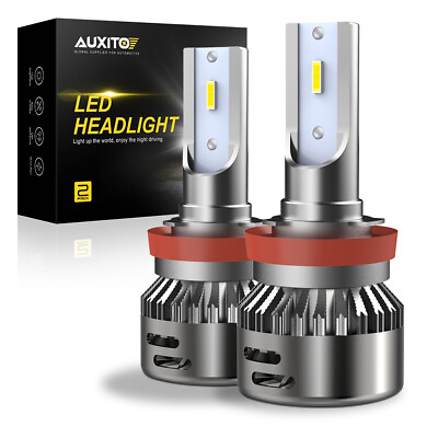 #ad 2X AUXITO H11 H9 H8 LED Headlight Bulbs Kit Low Beam Super White 9000LM 6500K US $18.99