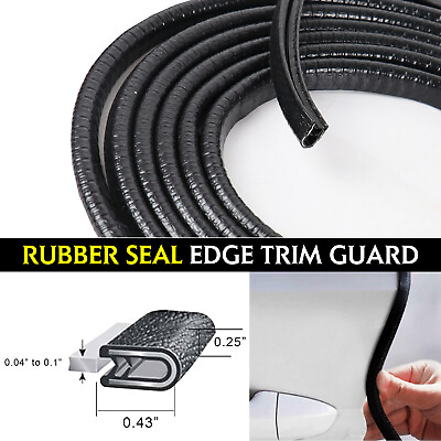 #ad Rubber Seal Edge Trim WeatherstripUse for Trim amp; Anti noise Trunk Doors 25ft $39.89