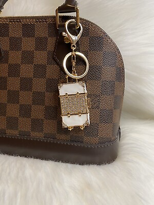 #ad Mini Suitcase Bag Charm Keychain Key Ring Car Charm New Christmas Birthday Gift $12.99