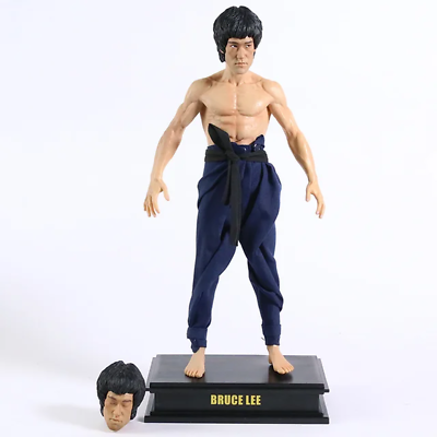 #ad Bruce Lee Jeet Kune Do Three Headed 1 6 Scale Collectible Action Figure Model To $85.00